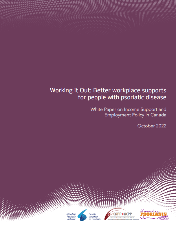 Down the White paper: Working it Out: Better workplace supports for people with psoriatic disease