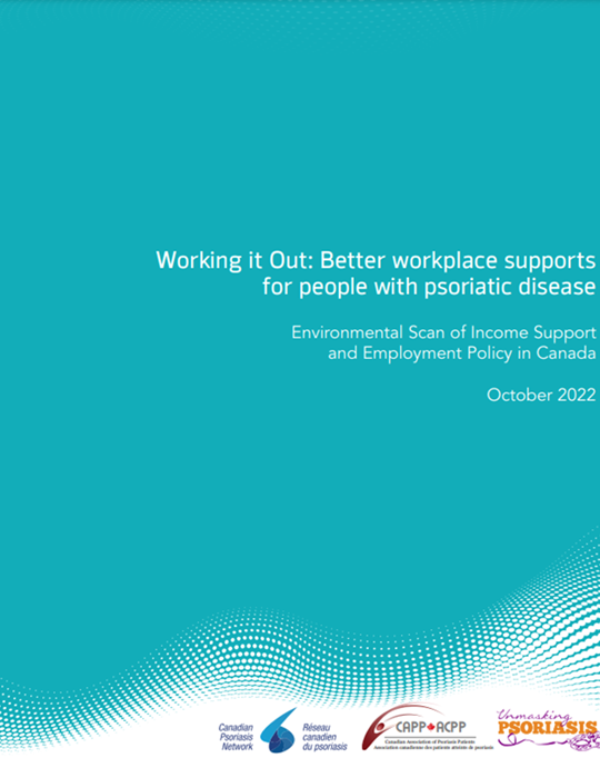 Click to open the PDF: Working it Out: Better workplace supports for people with psoriatic disease